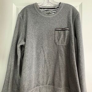 Ted Baker London’s Men’s Gray Pullover Sweatshirt